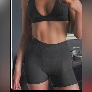 SKIMS Black Athletic Bike Shorts